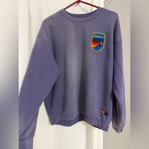 Aviator Nation Faded Grape Pullover